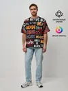 Мужская футболка оверсайз / AC DC LOGOBOMBING