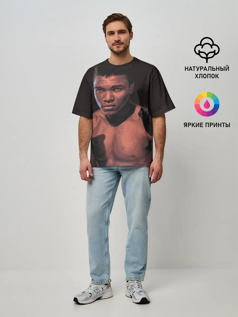 Мужская футболка оверсайз / Перед боем