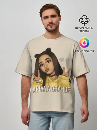 Мужская футболка оверсайз / Ariana Grande
