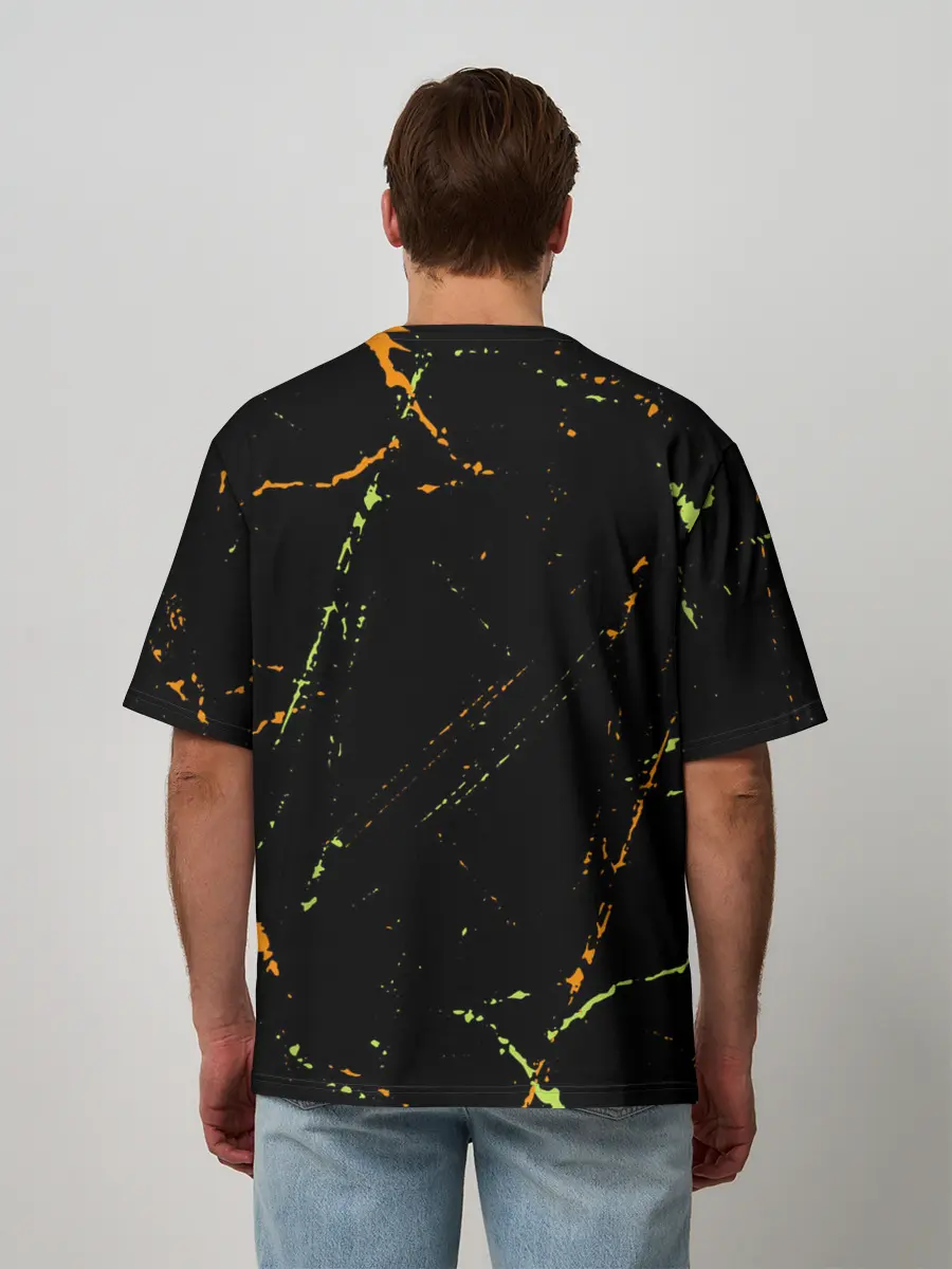 Мужская футболка оверсайз / Симпл Димпл - Гранж