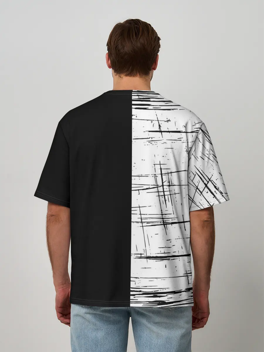 Мужская футболка оверсайз / FORTNITE MARSHMELLO.