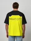Мужская футболка оверсайз / Cyberpunk 2077 nightcity