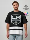 Мужская футболка оверсайз / Лос-Анджелес Кингз НХЛ