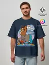 Мужская футболка оверсайз / Pony x Bojack