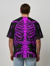 Мужская футболка оверсайз / Розовые кости