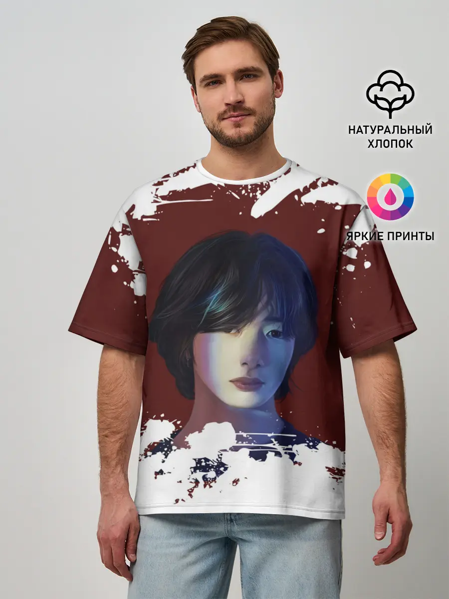 Мужская футболка оверсайз / MONSTA X | МОНСТА Х