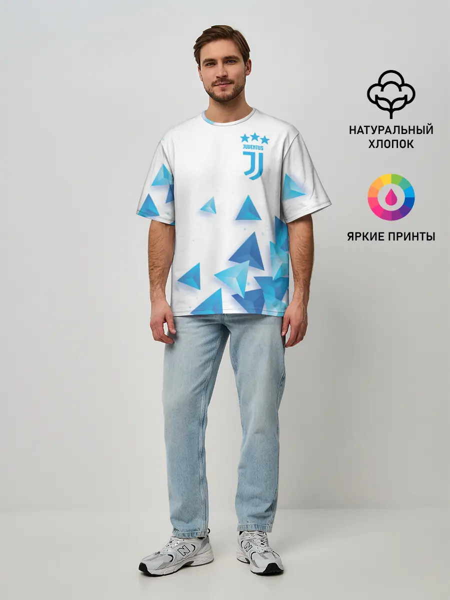 Мужская футболка оверсайз / Juventus
