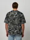 Мужская футболка оверсайз / Камуфляж с кабаном