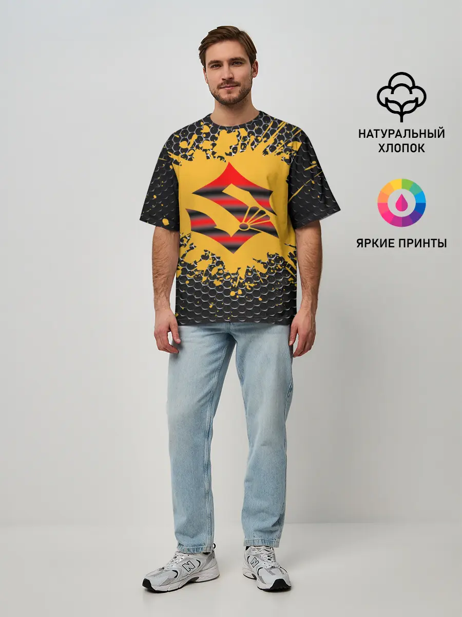 Мужская футболка оверсайз / Sabaton