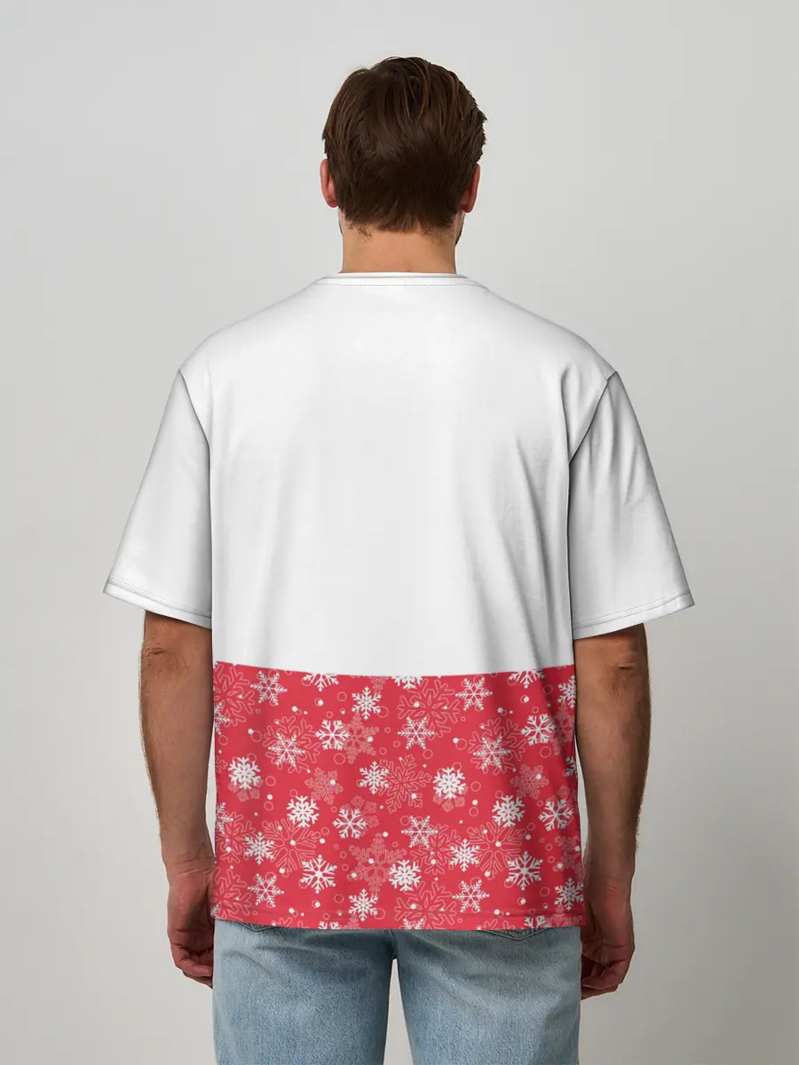 Мужская футболка оверсайз / Оленёнок