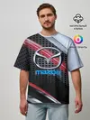 Мужская футболка оверсайз / MAZDA high speed collection