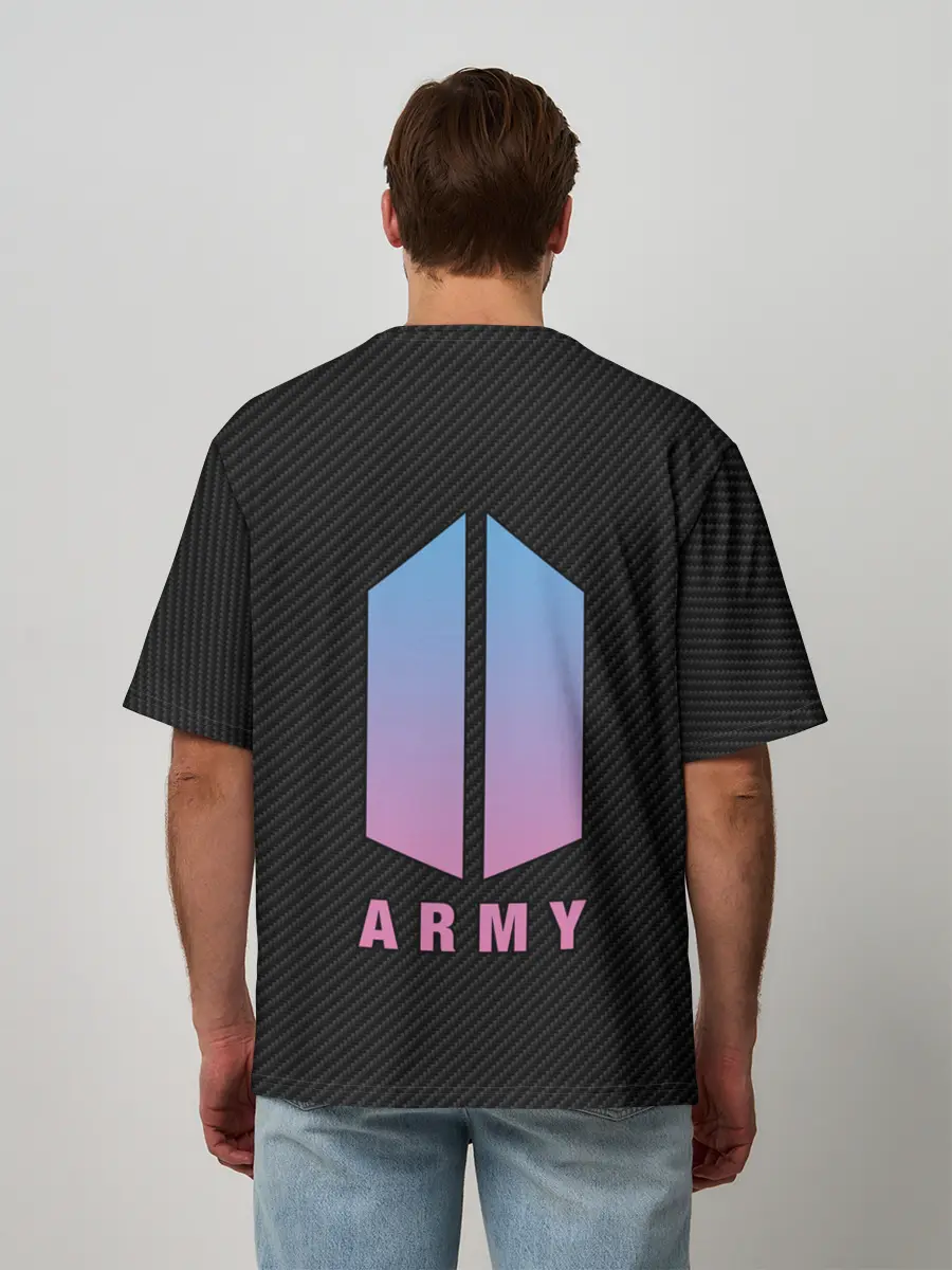 Мужская футболка оверсайз / BTS Suga