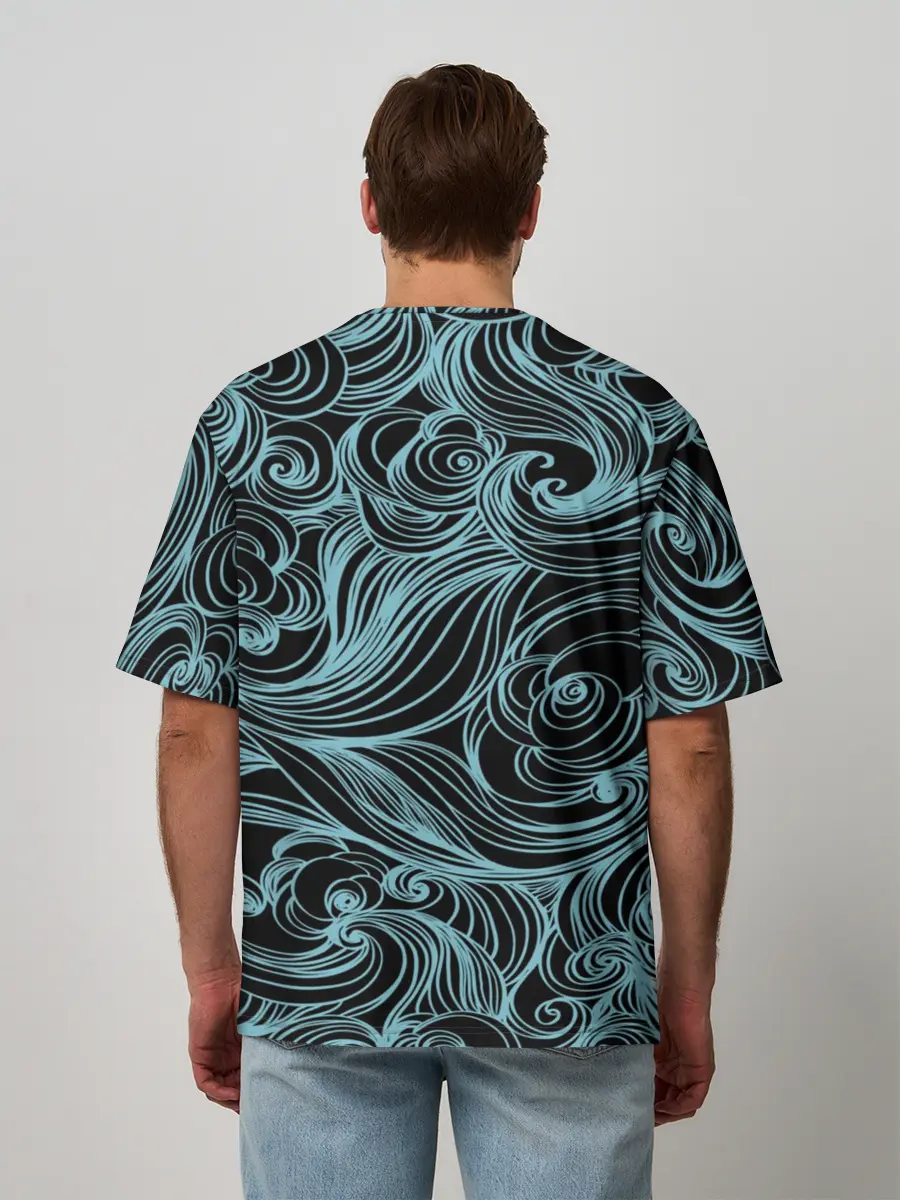 Мужская футболка оверсайз / Ван Пис | One Piece