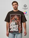 Мужская футболка оверсайз / Jon Jones