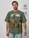 Мужская футболка оверсайз / Арма / Arma, военный симулятор