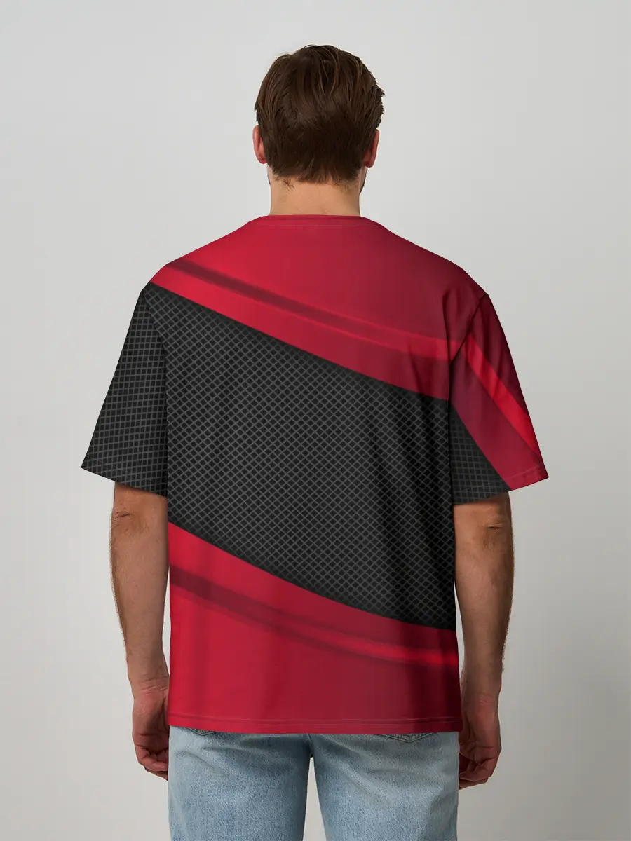 Мужская футболка оверсайз / KIA SPORT