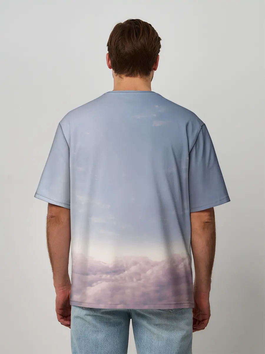 Мужская футболка оверсайз / No mans sky