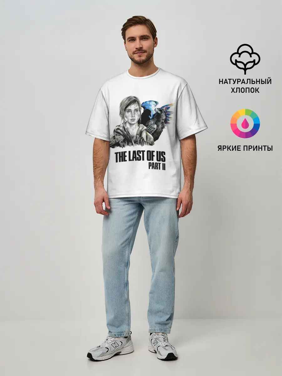 Мужская футболка оверсайз / The last of US 2