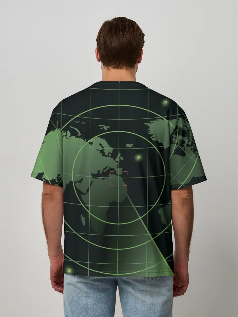 Мужская футболка оверсайз / Спецназ