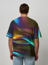 Мужская футболка оверсайз / Градиент