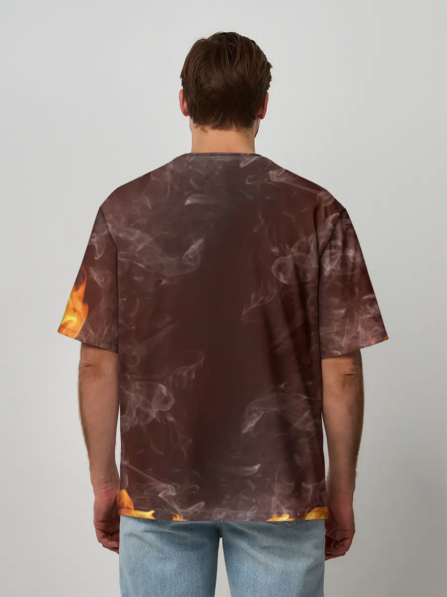 Мужская футболка оверсайз / ШЕСТЕРНЯ | GEARS OF WAR