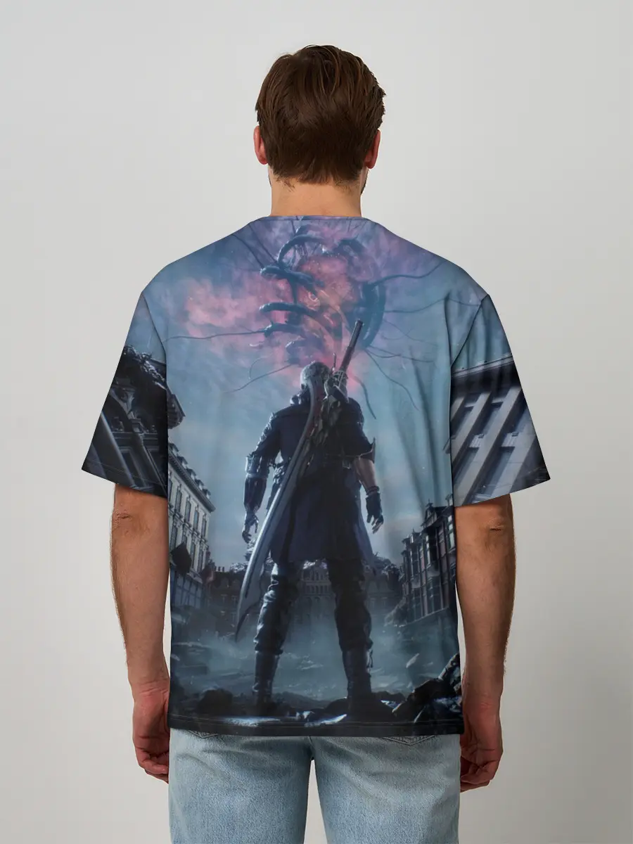 Мужская футболка оверсайз / DEVIL MAY CRY 5