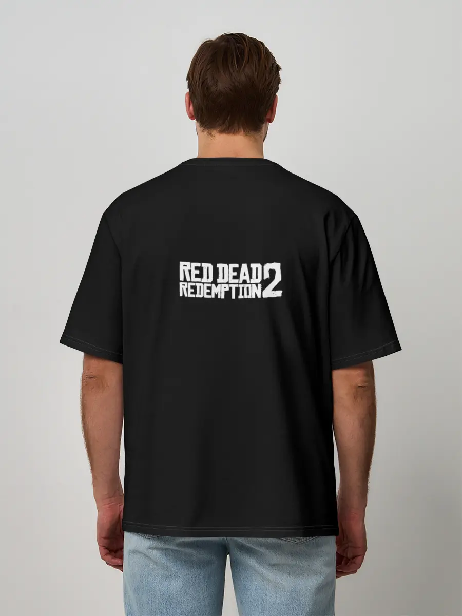Мужская футболка оверсайз / Red Dead Redemption