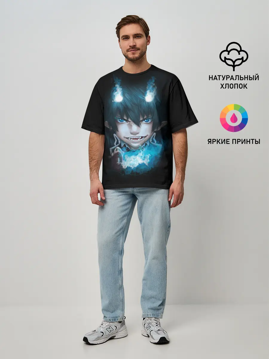 Мужская футболка оверсайз / Рин Окумура