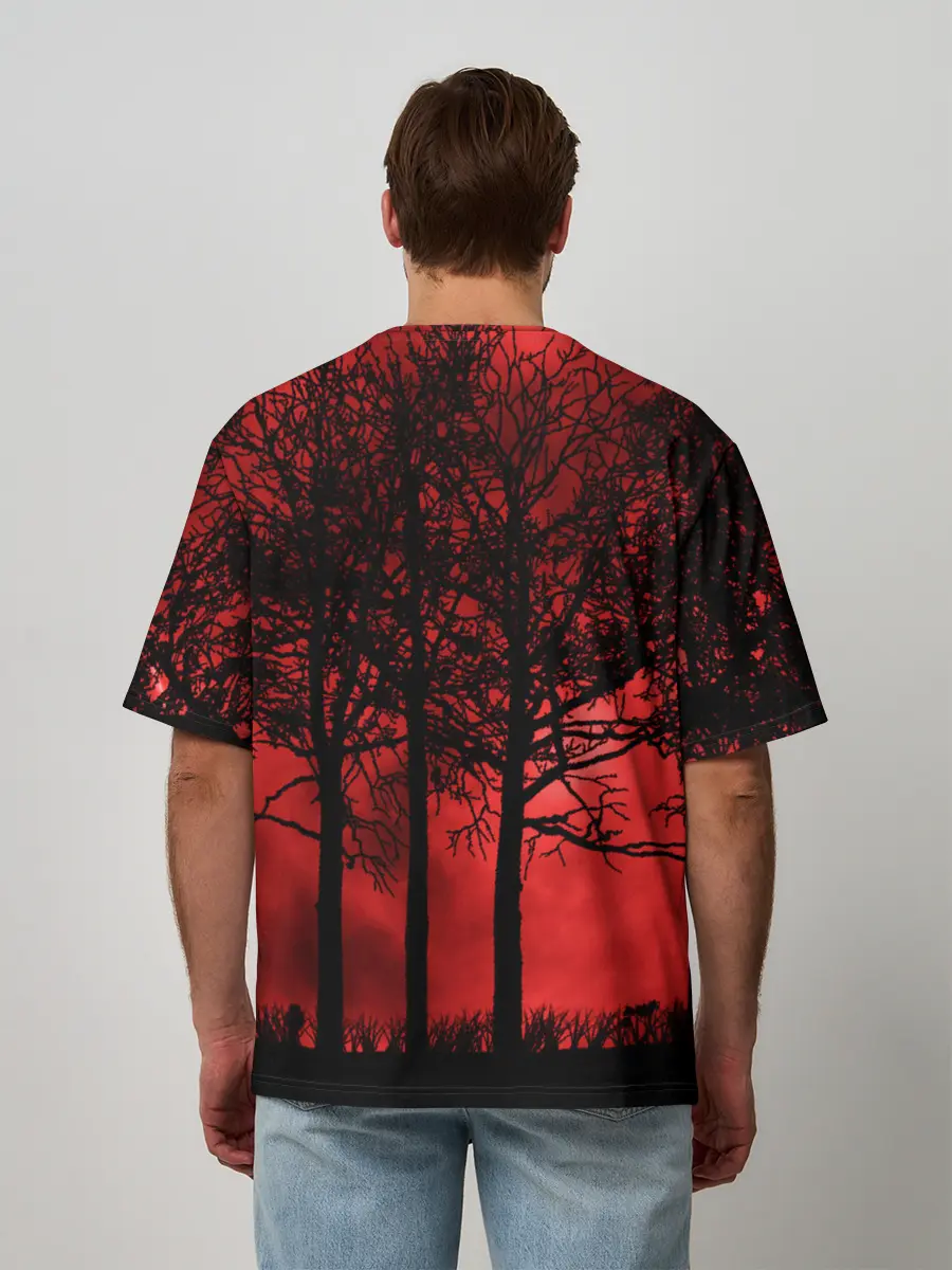 Мужская футболка оверсайз / Resident Evil Village