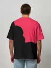 Мужская футболка оверсайз / Rena Black Pink