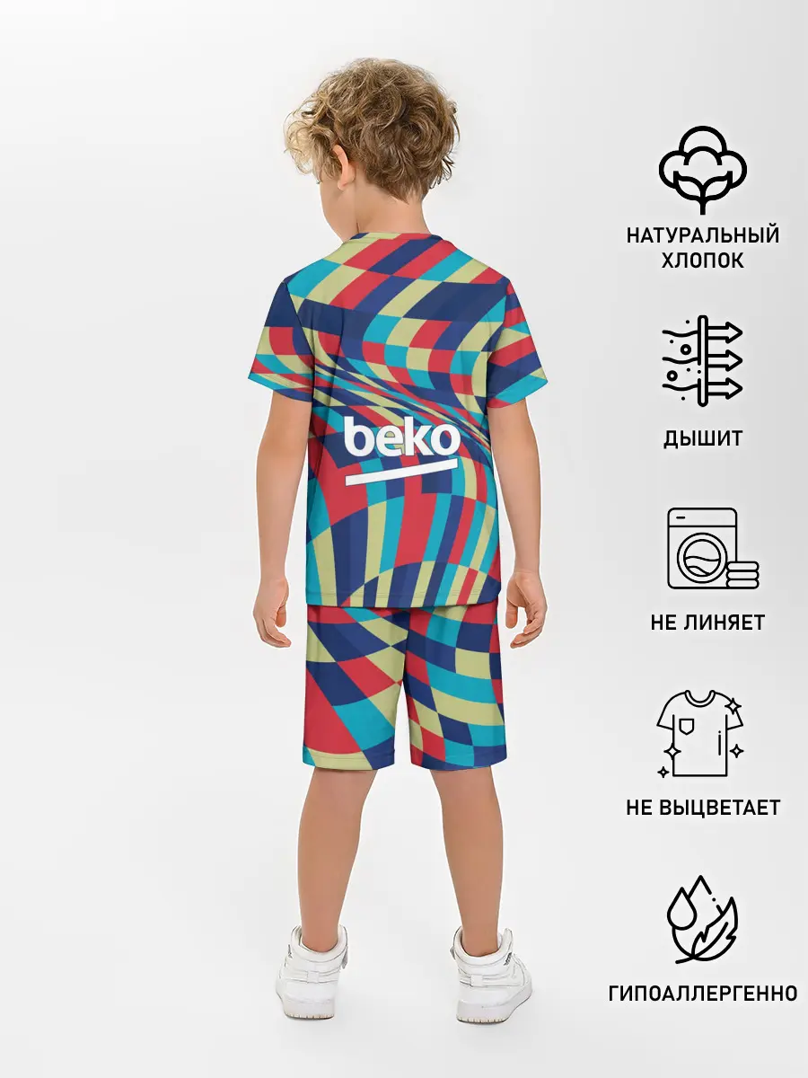 Детская пижама с шортами / FC Barcelona | La Liga Pre-Match