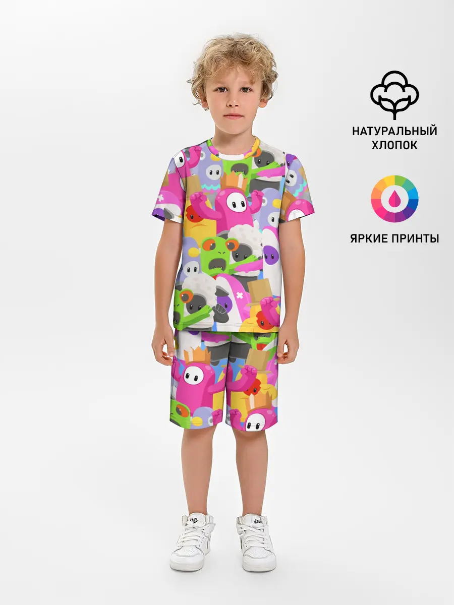 Детская пижама с шортами / Fall Guys