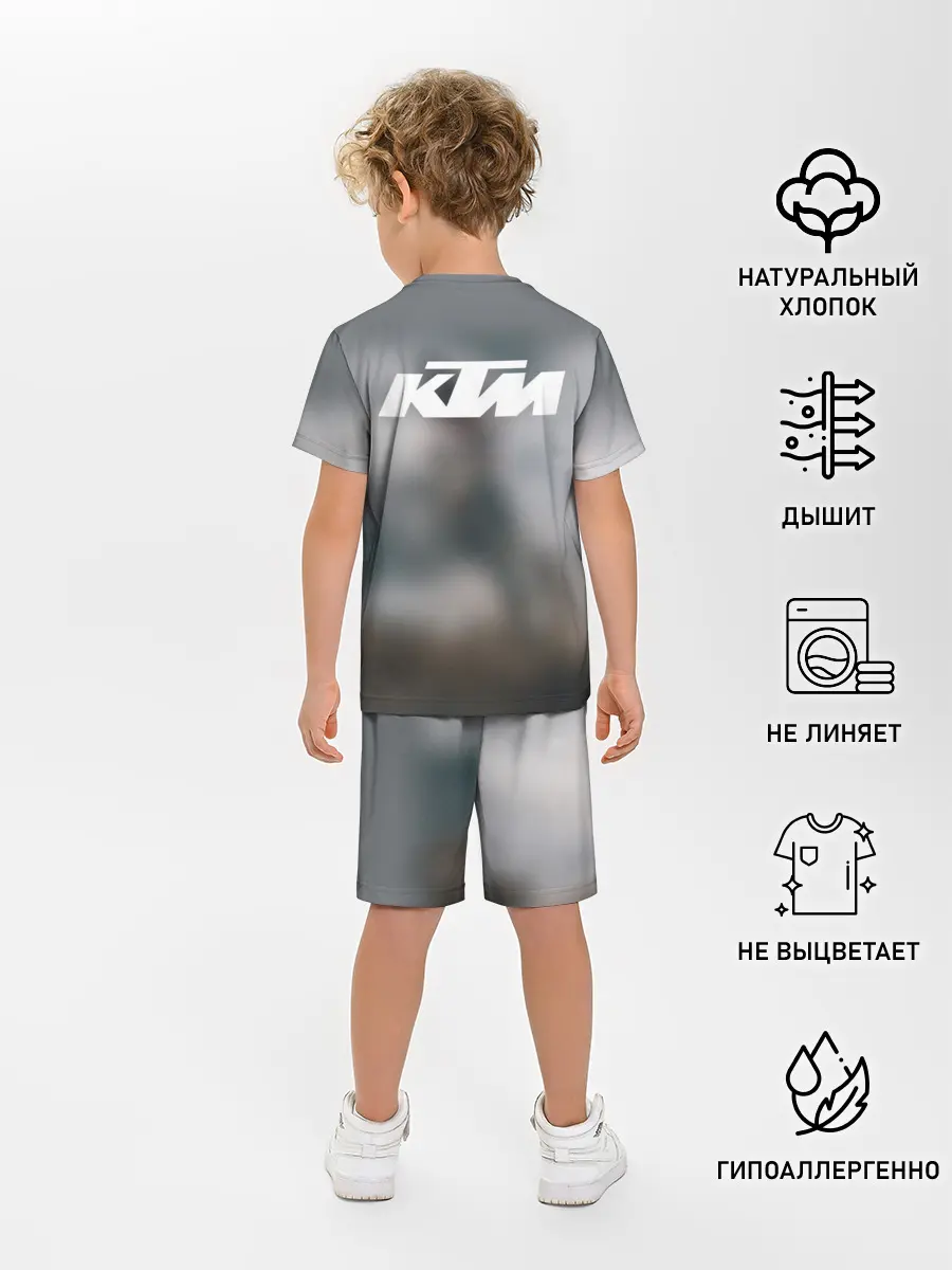 Детская пижама с шортами / МОТОКРОСС КТМ | MOTOCROSS KTM