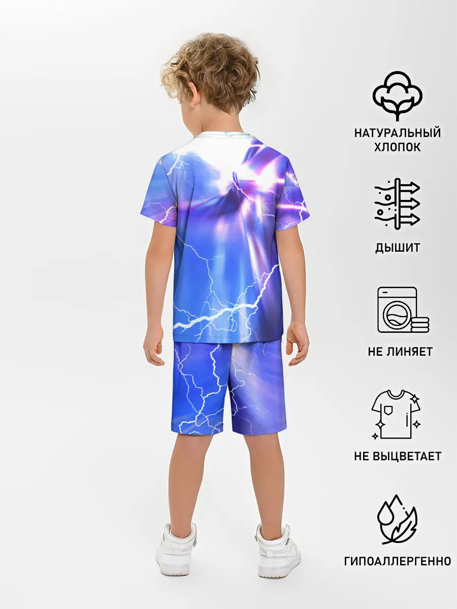 Детская пижама с шортами / CYBERPUNK 2077 | КИБЕРПАНК