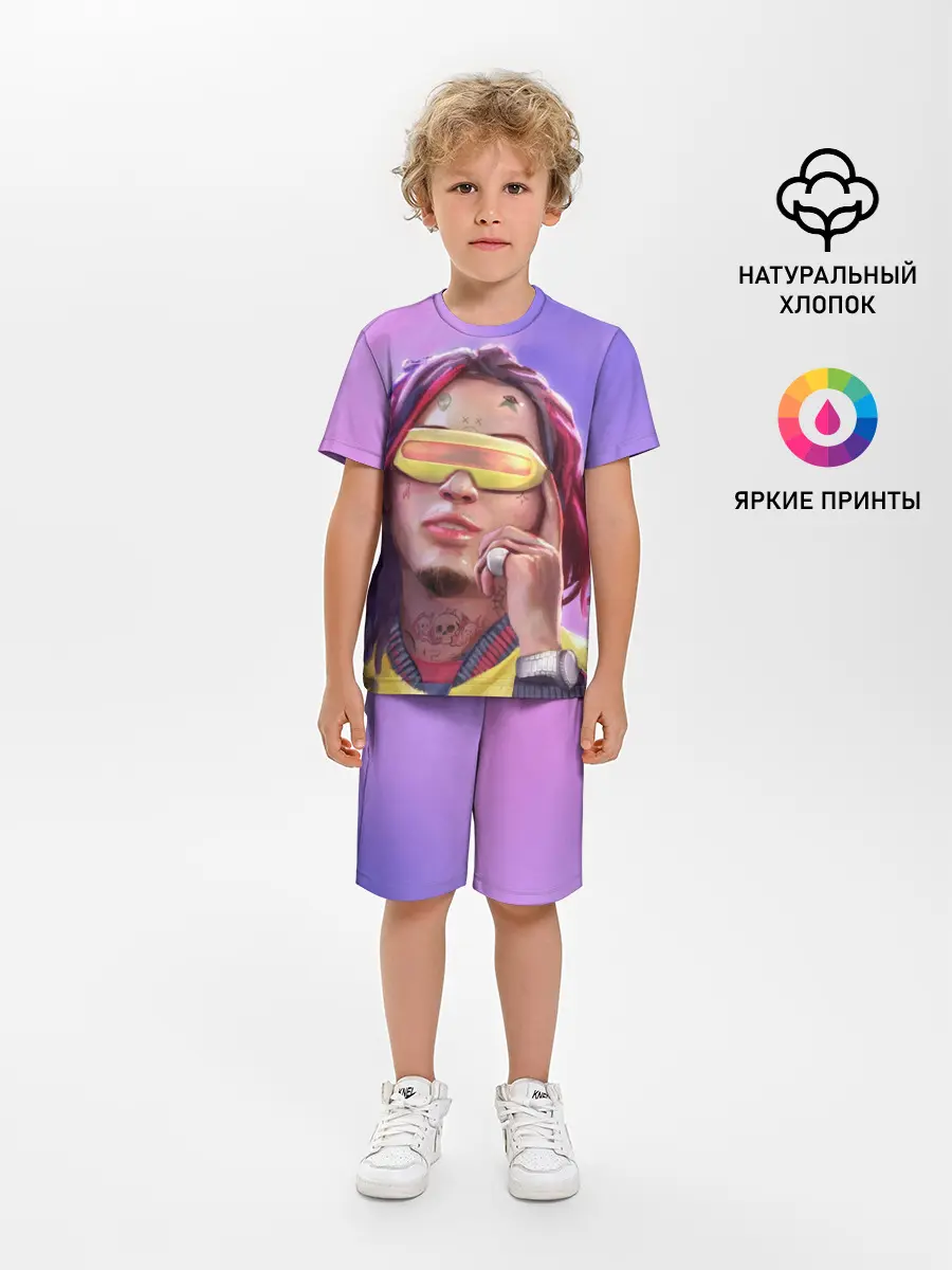 Детская пижама с шортами / Lil Pump