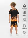 Детская пижама с шортами / FIRE | ОГОНЬ