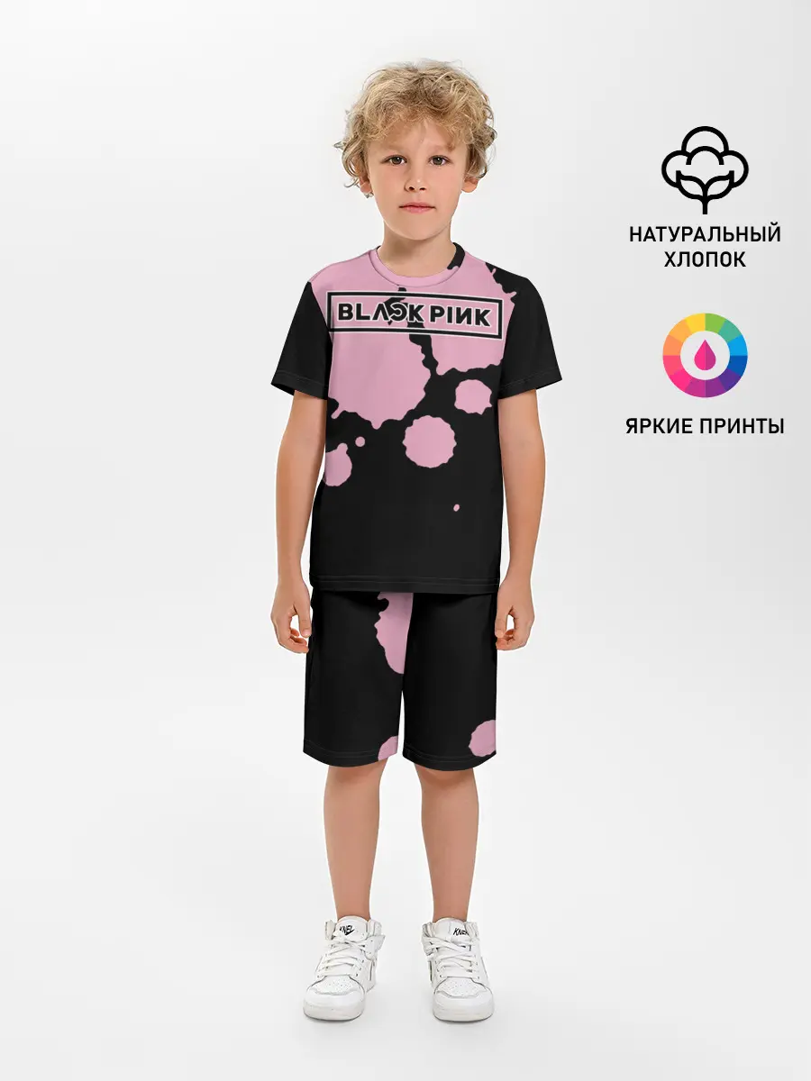 Детская пижама с шортами / BlackPink