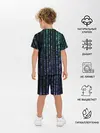 Детская пижама с шортами / Матрица 3D