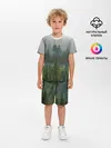 Детская пижама с шортами / Лес мой храм