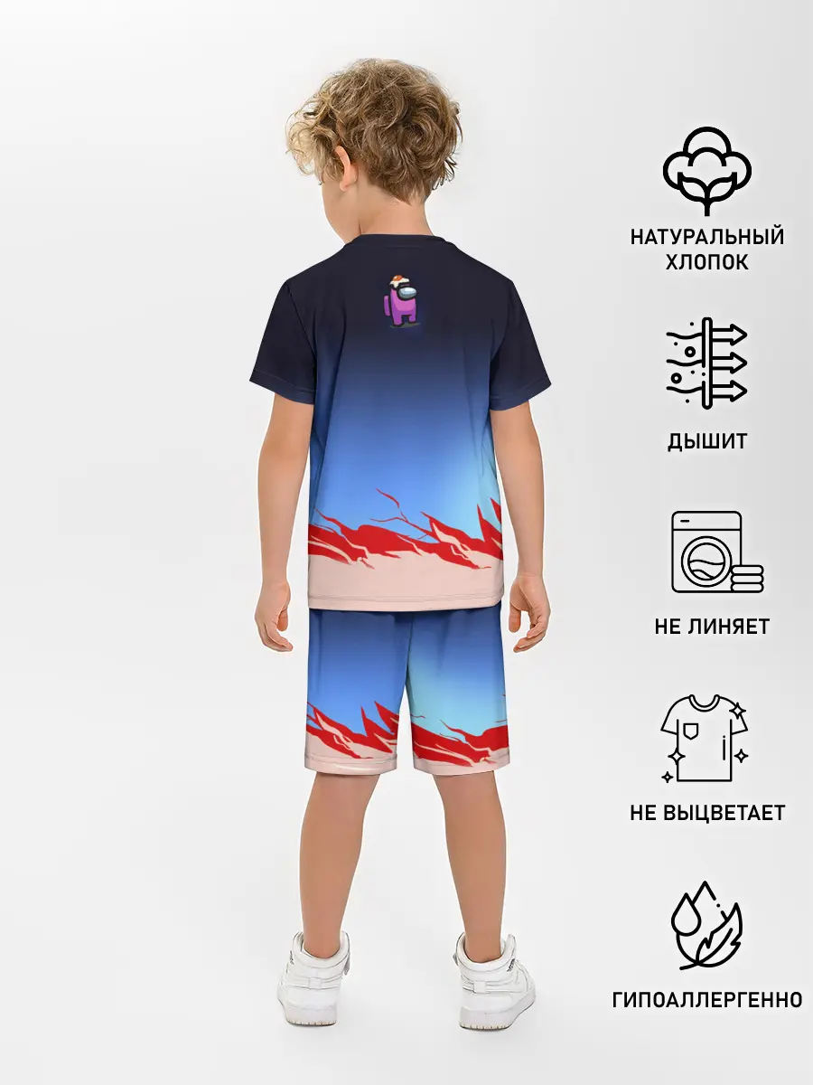 Детская пижама с шортами / Among UsEtow