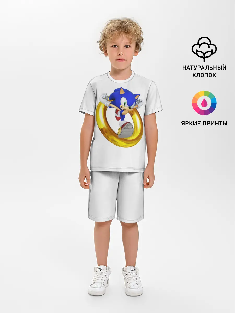 Детская пижама с шортами / Sonic