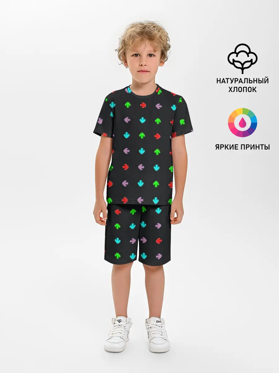 Детская пижама с шортами / Friday night funky arrows