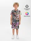 Детская пижама с шортами / Street graffiti