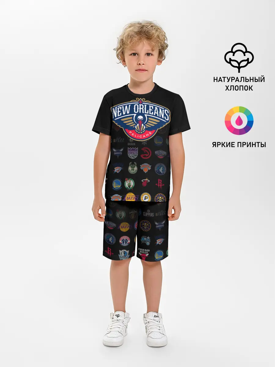 Детская пижама с шортами / New Orleans Pelicans