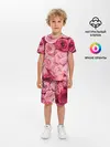 Детская пижама с шортами / Розовые Розы