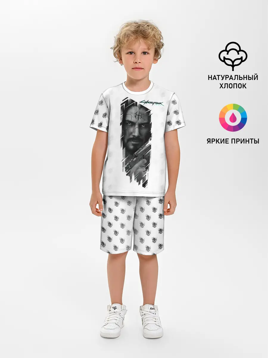 Детская пижама с шортами / Cyberpunk 2077