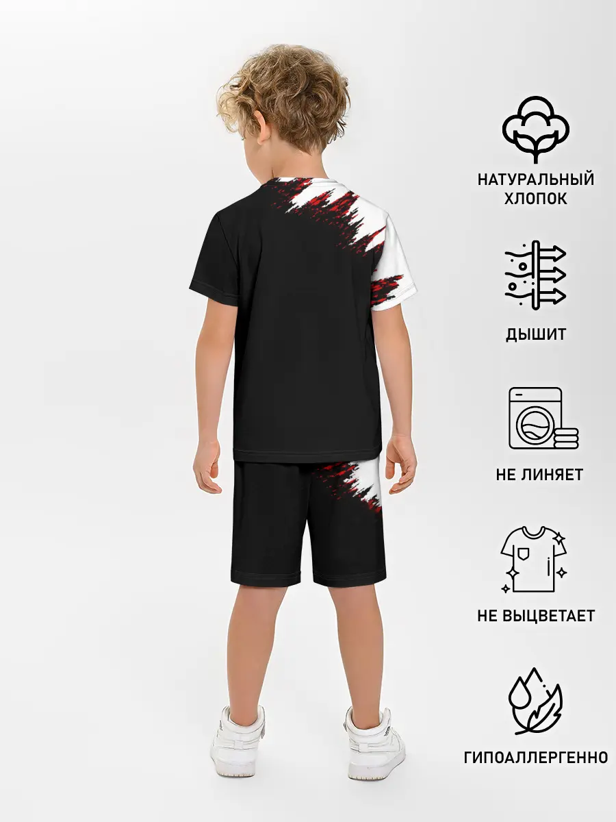 Детская пижама с шортами / Among Us