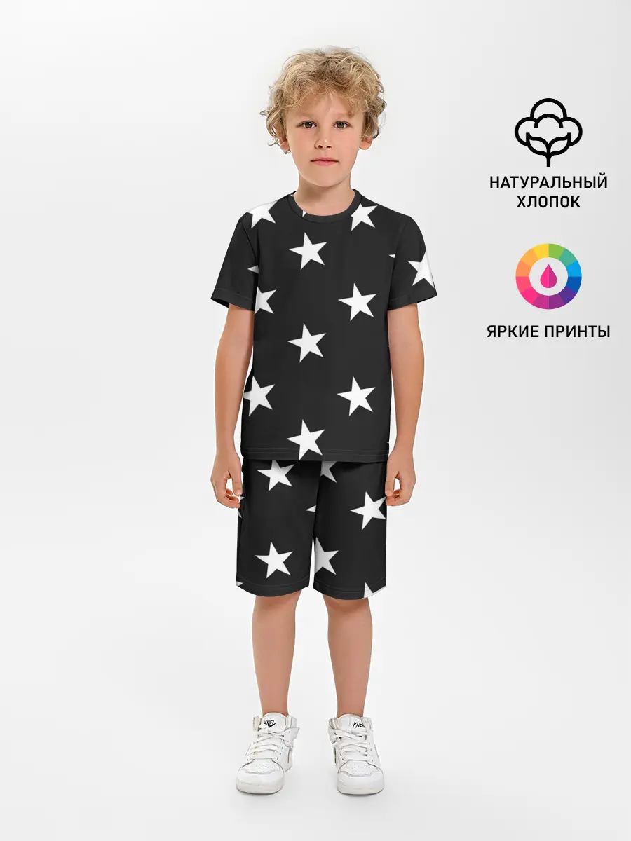 Детская пижама с шортами / Звёзды