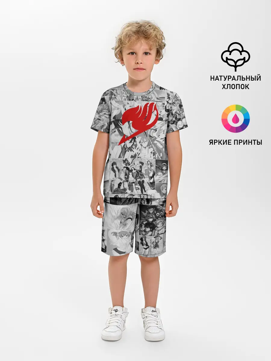 Детская пижама с шортами / Все герои Фейри Тейл