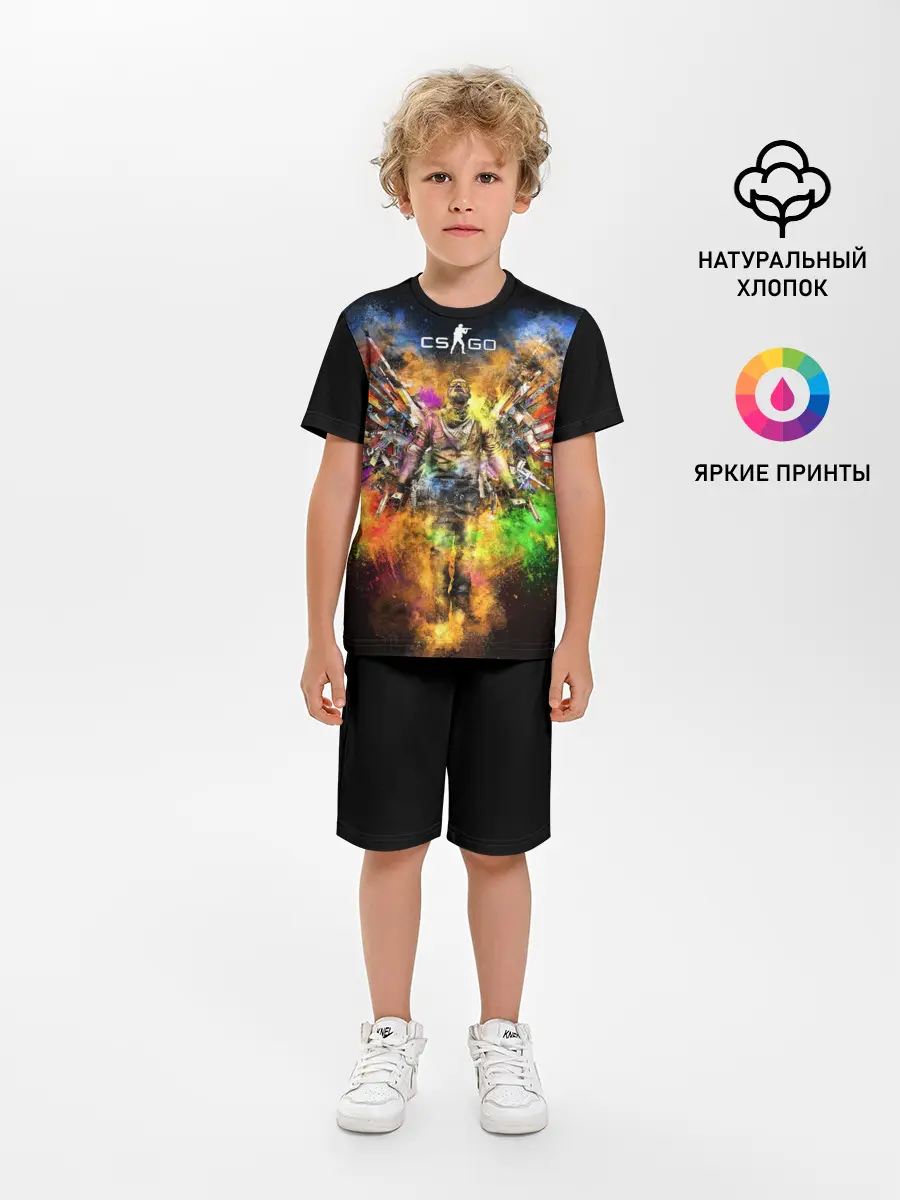 Детская пижама с шортами / CS GO